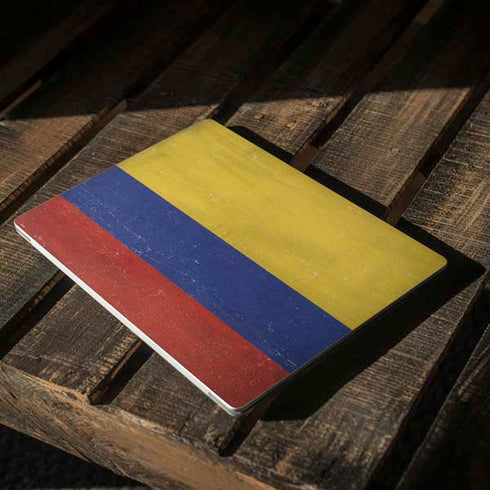 Colombia Flag Distressed Surface Laptop 2 Skin